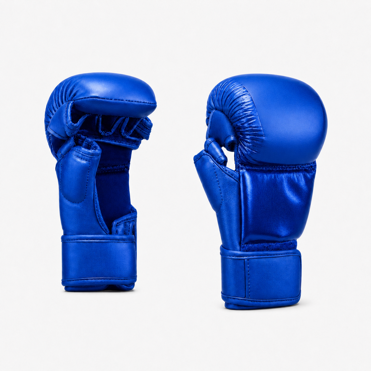 Sparring Gloves Blue PU Leather Boxing Equipment Manufacturer
